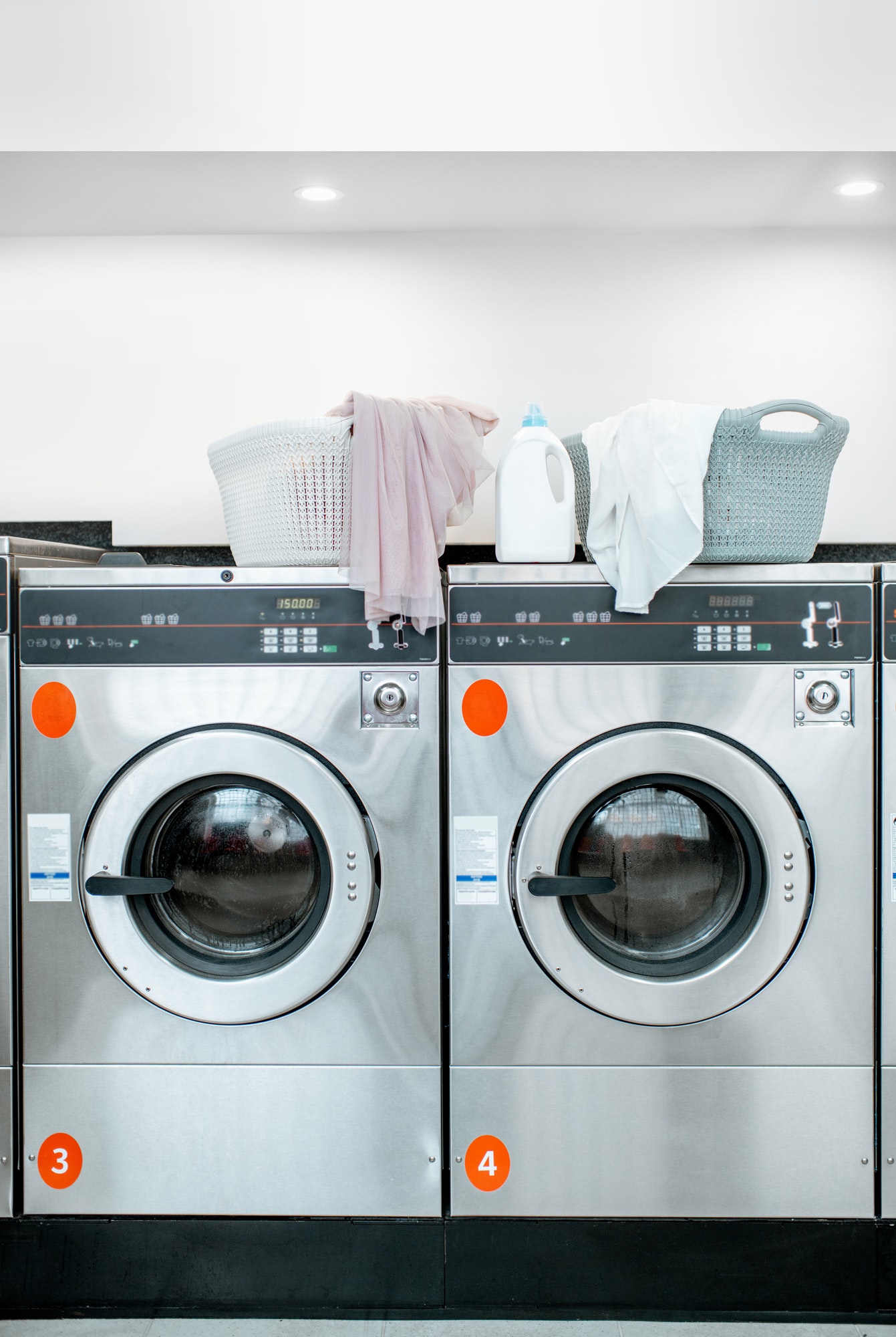 Washing machines in the laundry